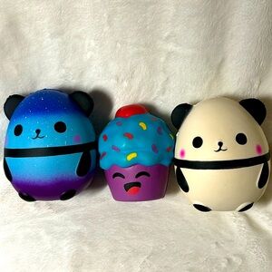 Squish Fun Toys Qty 3